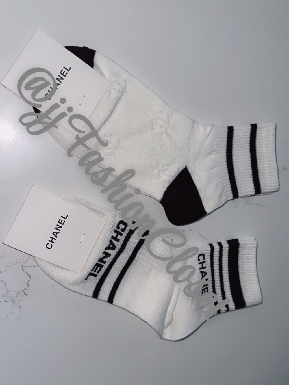 Fashion Athletic Socks with Black Accents
